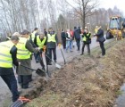 To w Gminie Biłgoraj miało miejsce Uroczyste rozpoczęcie prac budowlanych przy realizacji projektu "Sieć Szerokopasmowa Polski Wschodniej - województwo lubelskie"