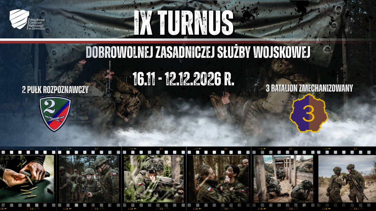 IX turnus Dobrowolnej Zasadniczej Służby Wojskowej w 2026 roku