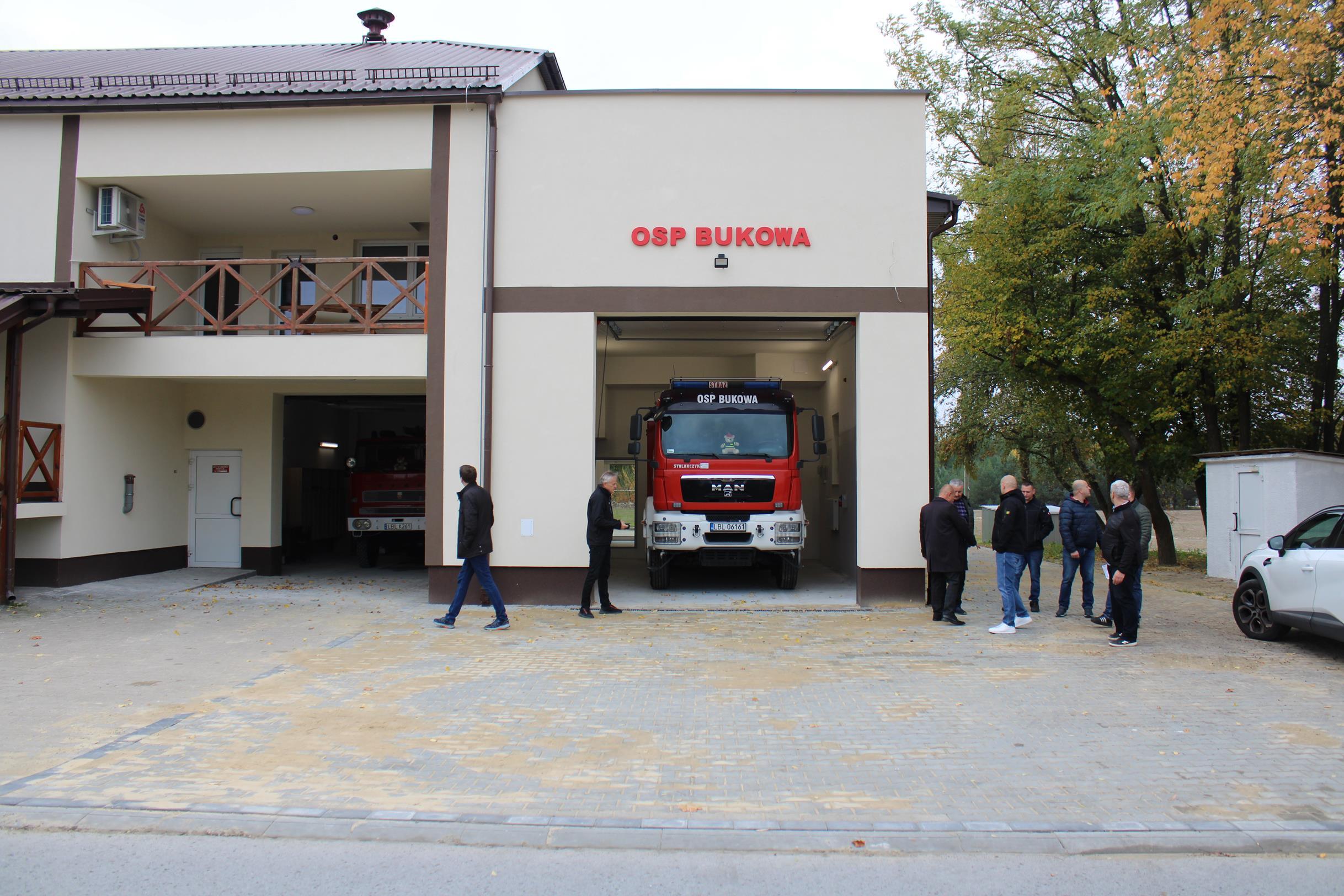 Odbiór rozbudowy remizo-świetlicy w Bukowej