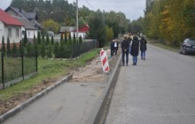 Rozpoczęcie budowy chodnika w miejscowości Bukowa